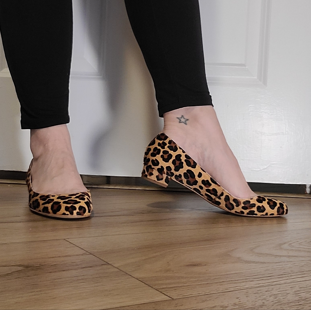 J. Crew Leopard Print Flats